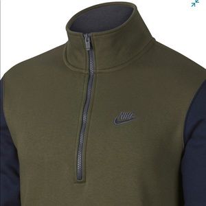 Nike half club zip long sleeve pullover